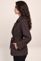 Trench Court Croisé Femme Madeleine