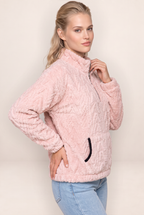 Polaire Demi Zip Col Montant Femme Priscille