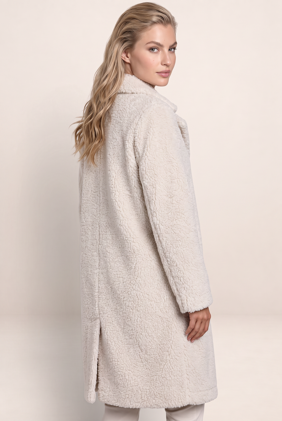 Manteau Teddy Croisé Femme Lætitia
