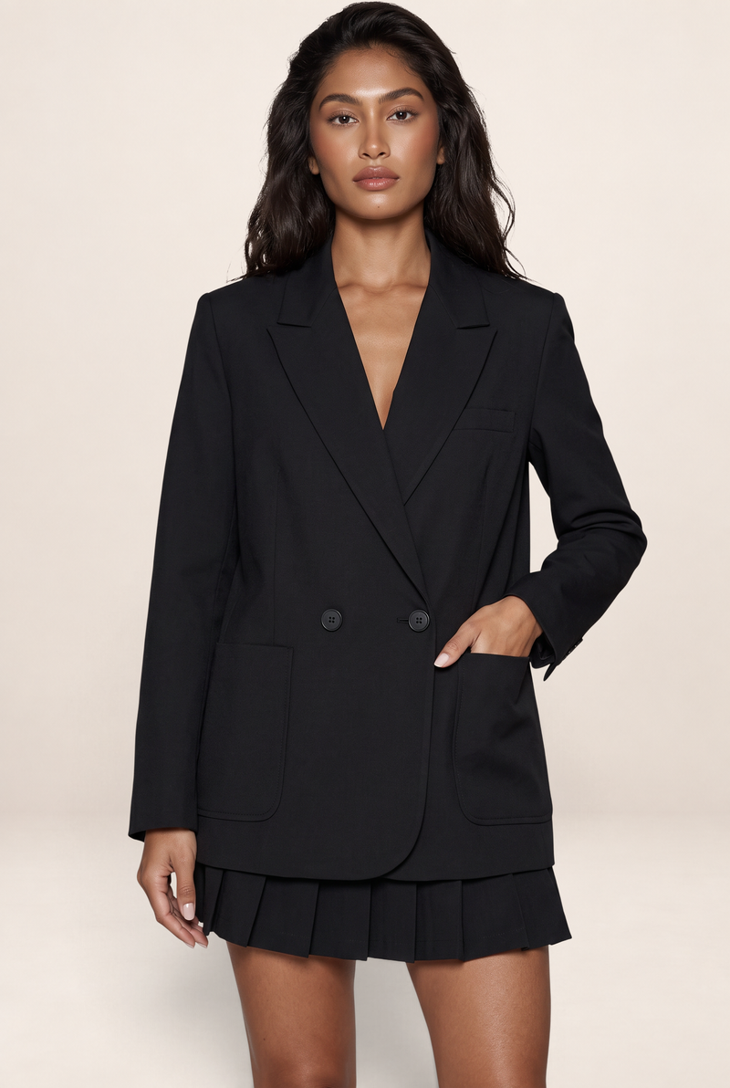 Blazer Oversize Croisé Femme Véra