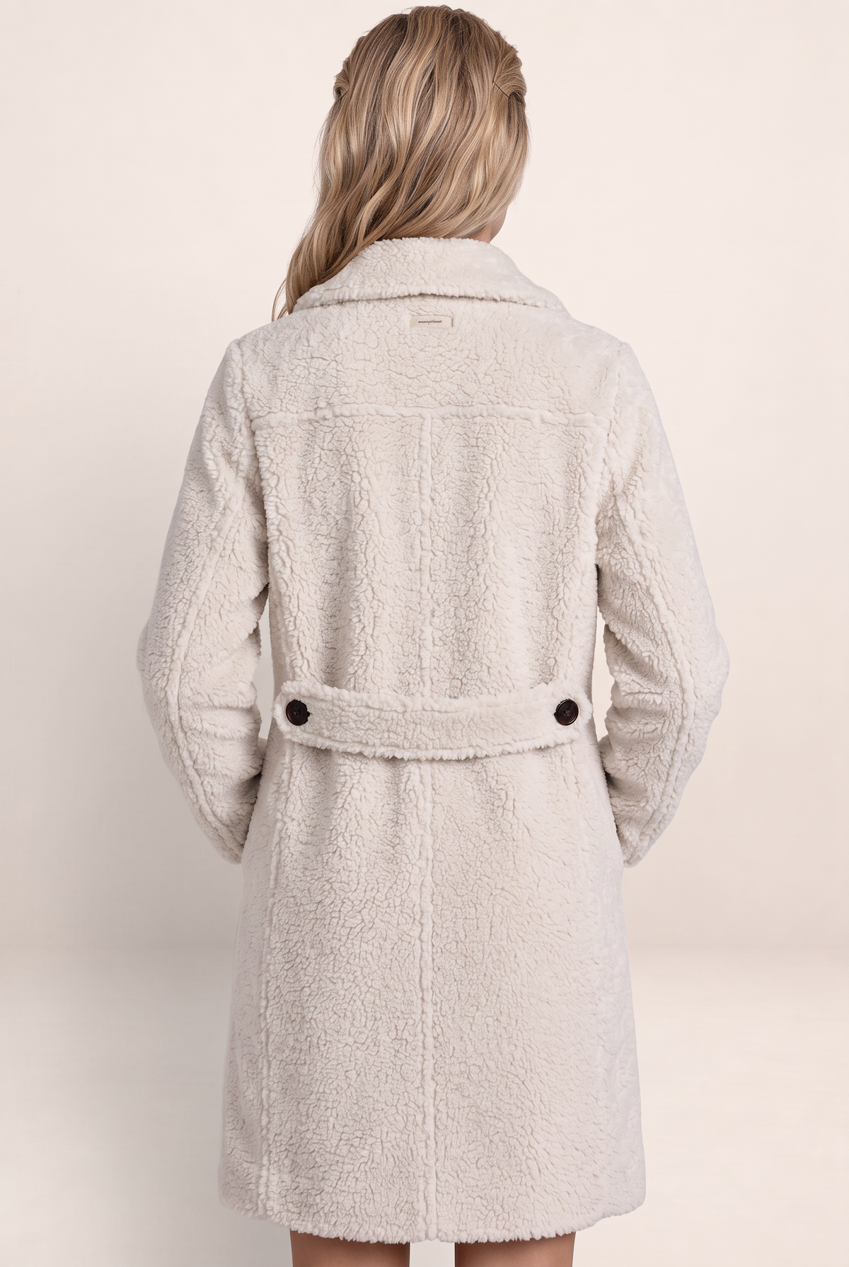 Manteau Teddy Croisé Femme Lætitia