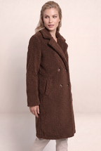 Manteau Teddy Croisé Femme Lætitia
