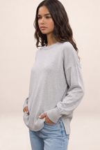 Pull Oversize Col Rond Femme Joanna