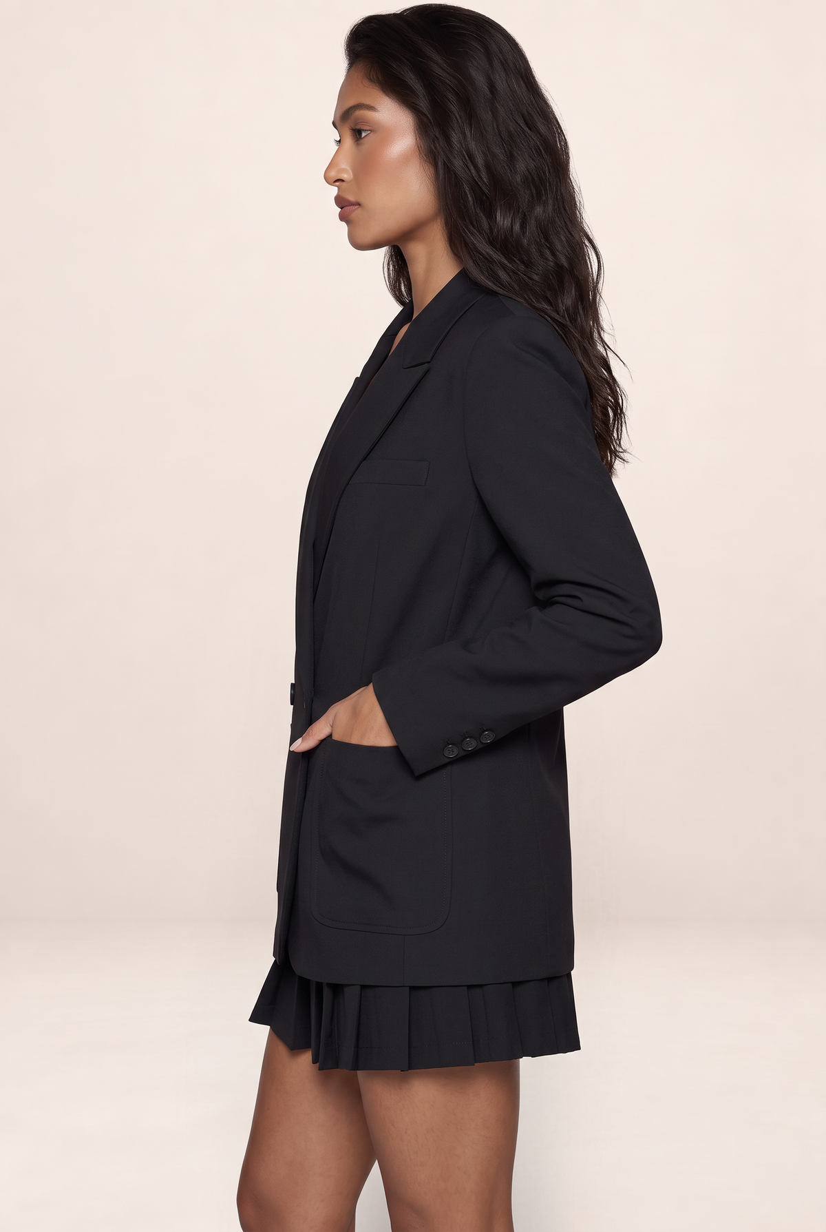 Blazer Oversize Croisé Femme Véra