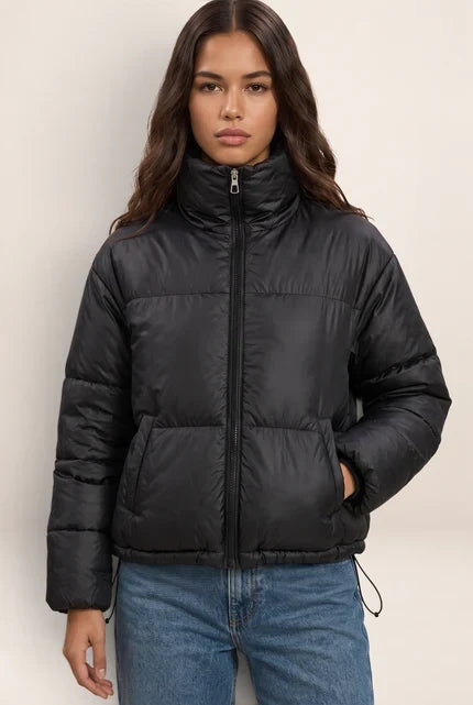 Doudoune Courte Col Montant Femme Jocelyne