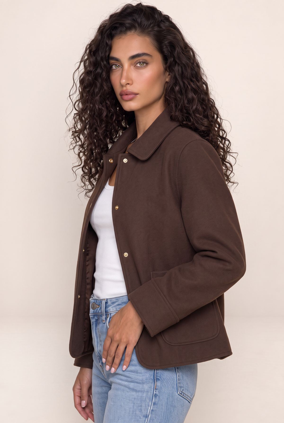 Surchemise Effet Laine Femme Séverine