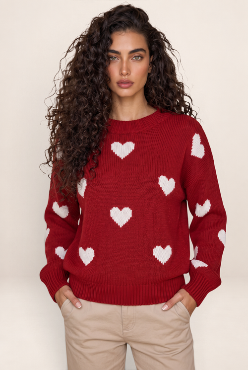 Pull Coeur Femme Bertille