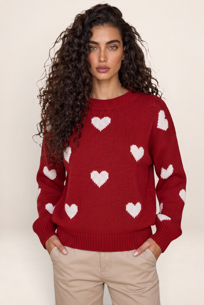 Pull Coeur Femme Bertille