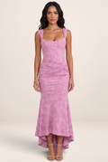 Robe Sirène Corset Fleurie Femme Hannah