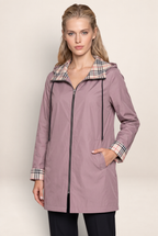 Imperméable Long à Capuche Femme Geneviève