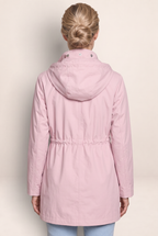 Parka Légère à Capuche Femme Brune