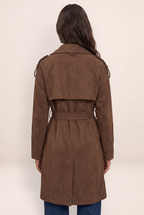 Trench Daim Ceinturé Femme Ludivine
