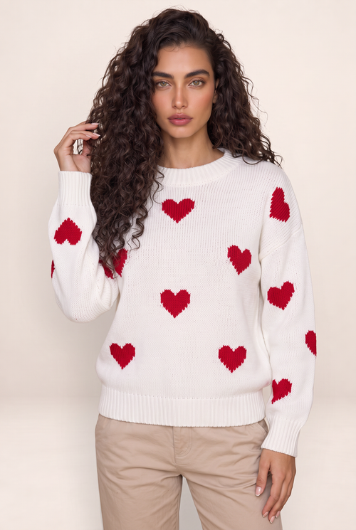 Pull Coeur Femme Bertille