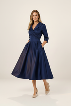 Robe Portefeuille Évasée Femme Zoë