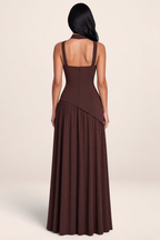Robe Longue Fendue Dos Nu Femme Mélodie