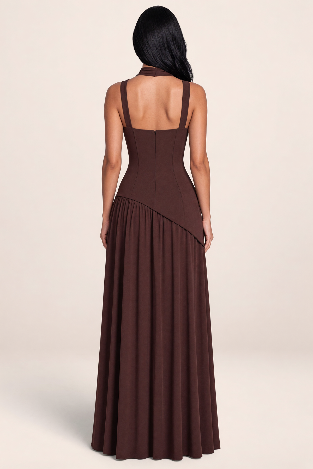 Robe Longue Fendue Dos Nu Femme Mélodie