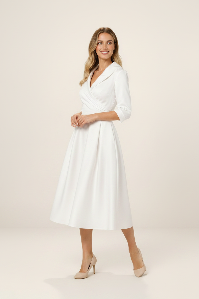 Robe Portefeuille Évasée Femme Zoë