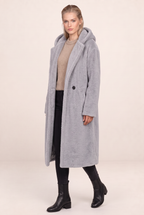 Manteau Moumoute Long à Capuche Femme Dorothée