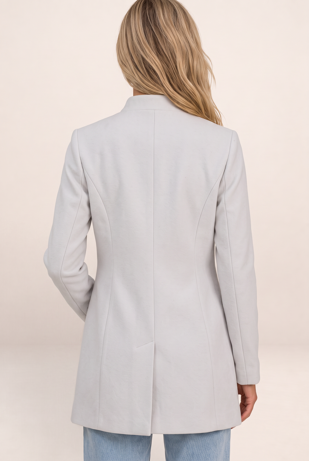 Manteau Court Col Mao Femme Félicie