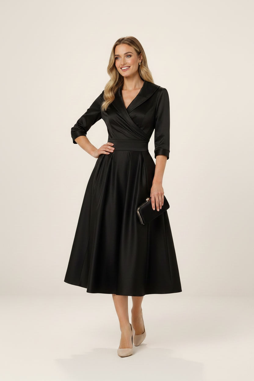 Robe Portefeuille Évasée Femme Zoë