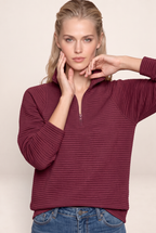 Pull Camionneur Côtelé Femme Rachel