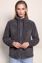 Veste Polaire Zippée Col Montant Femme Katia