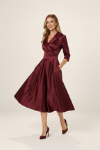 Robe Portefeuille Évasée Femme Zoë