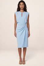 Robe Fourreau Drapée Femme Rébecca