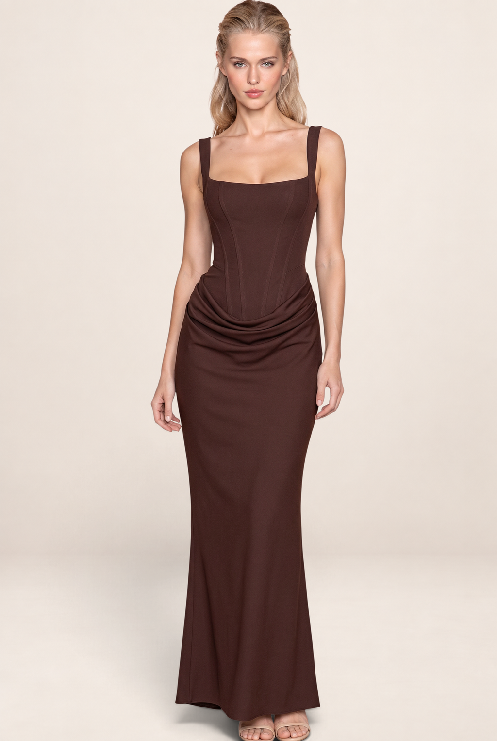 Robe Corset Longue Moulante Femme Lilou