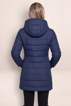 Doudoune Mi Longue à Capuche Femme Sidonie