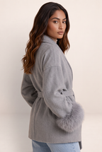 Manteau Portefeuille Ceinturé Femme Ornella