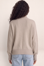 Pull Oversize Col Rond Femme Jade
