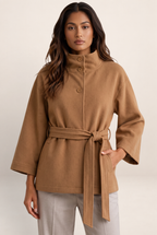 Veste Cape Ceinturée Femme Régine