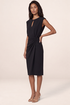 Robe Fourreau Drapée Femme Rébecca