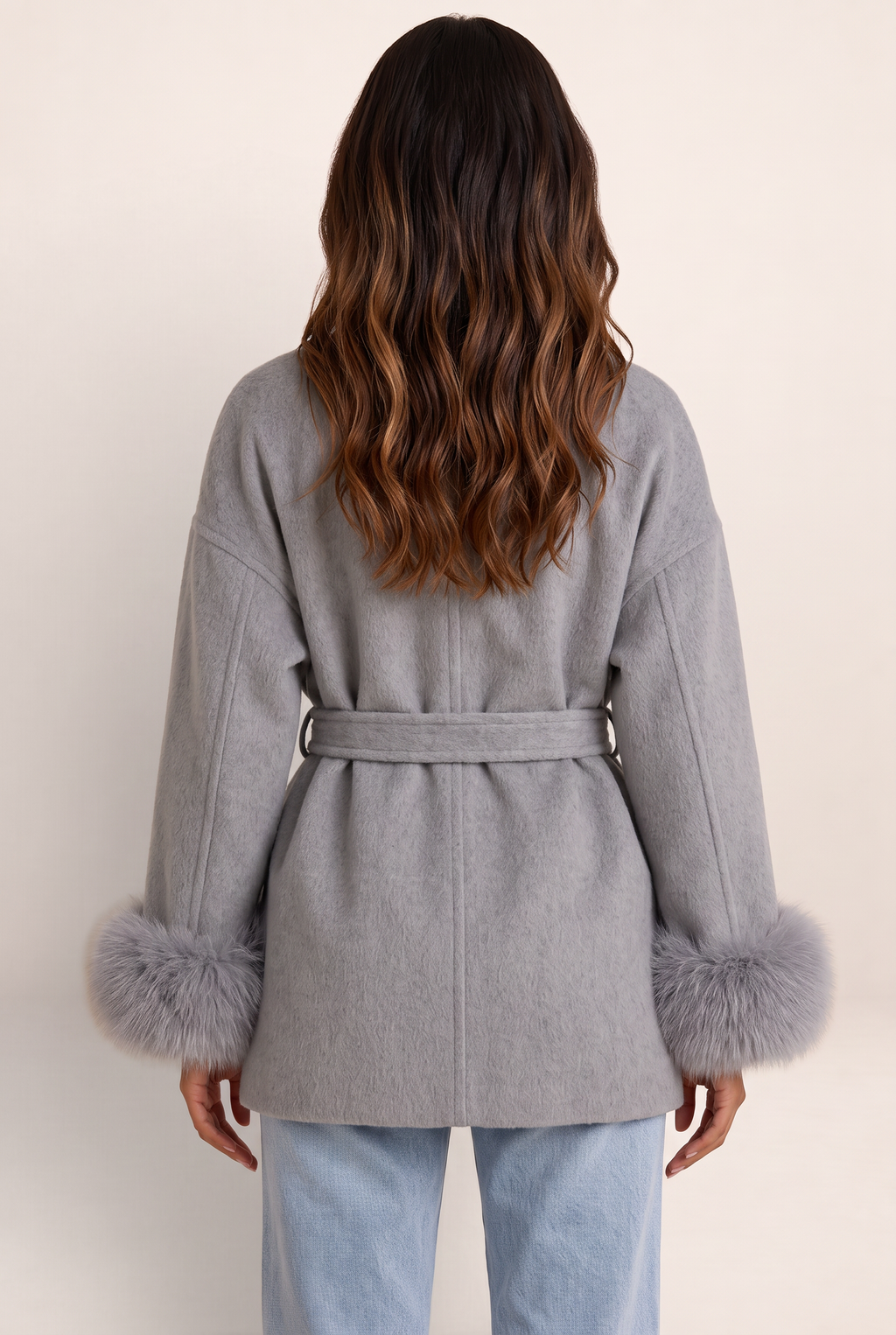Manteau Portefeuille Ceinturé Femme Ornella