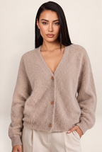 Cardigan Col V Doux Femme Suzanne