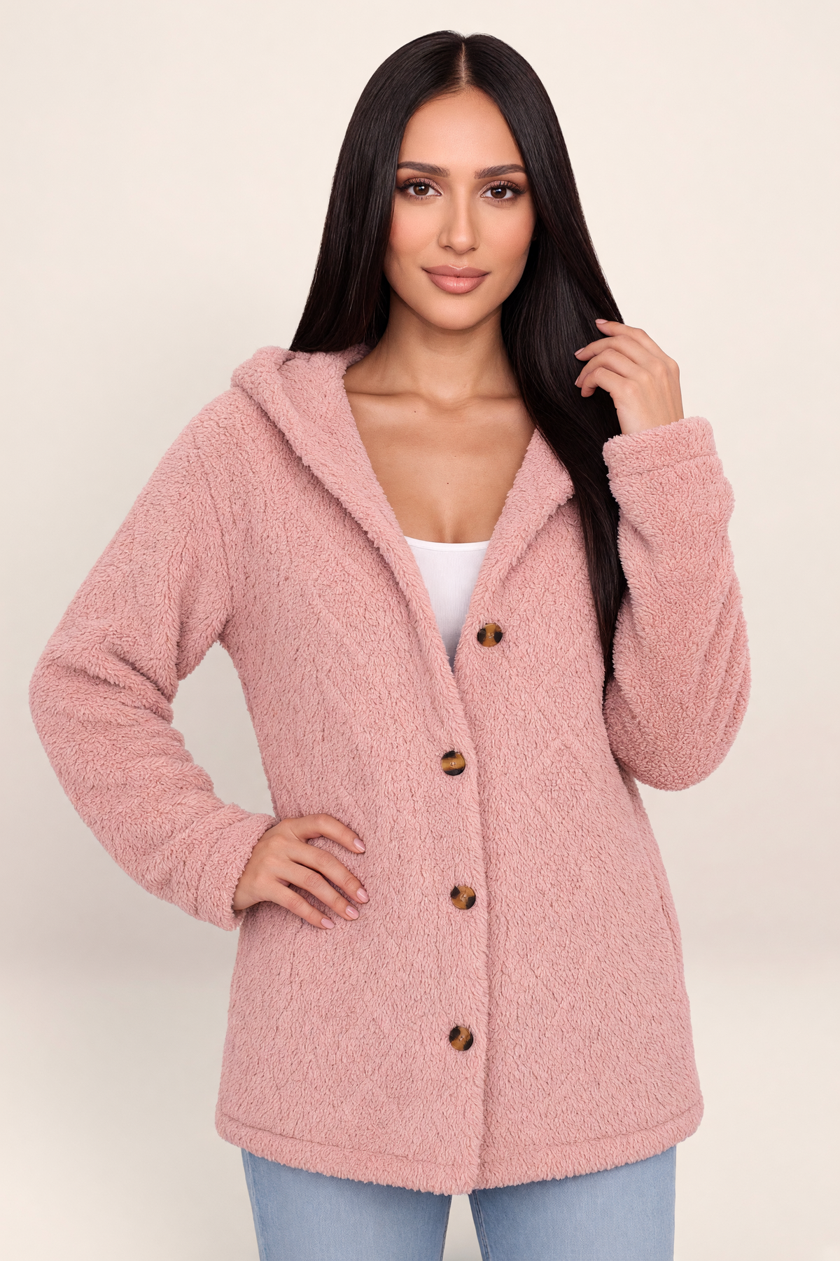 Cardigan à Capuche Femme Pénélope