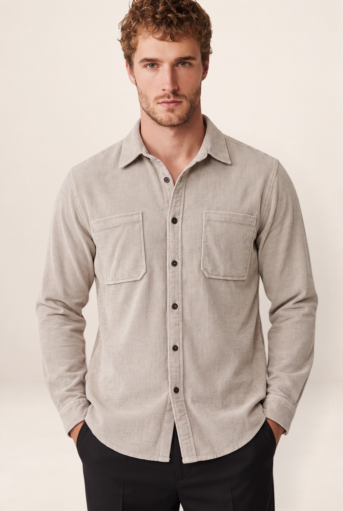 Surchemise Velours Côtelé Homme Philippe