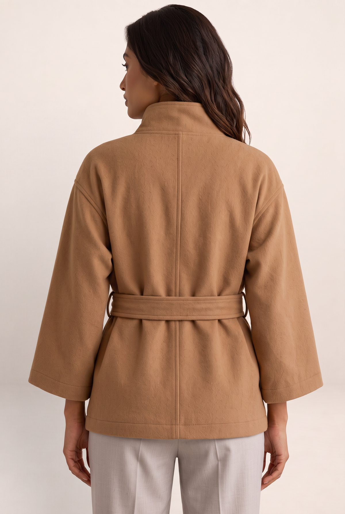 Veste Cape Ceinturée Femme Régine