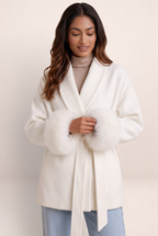 Manteau Portefeuille Ceinturé Femme Ornella