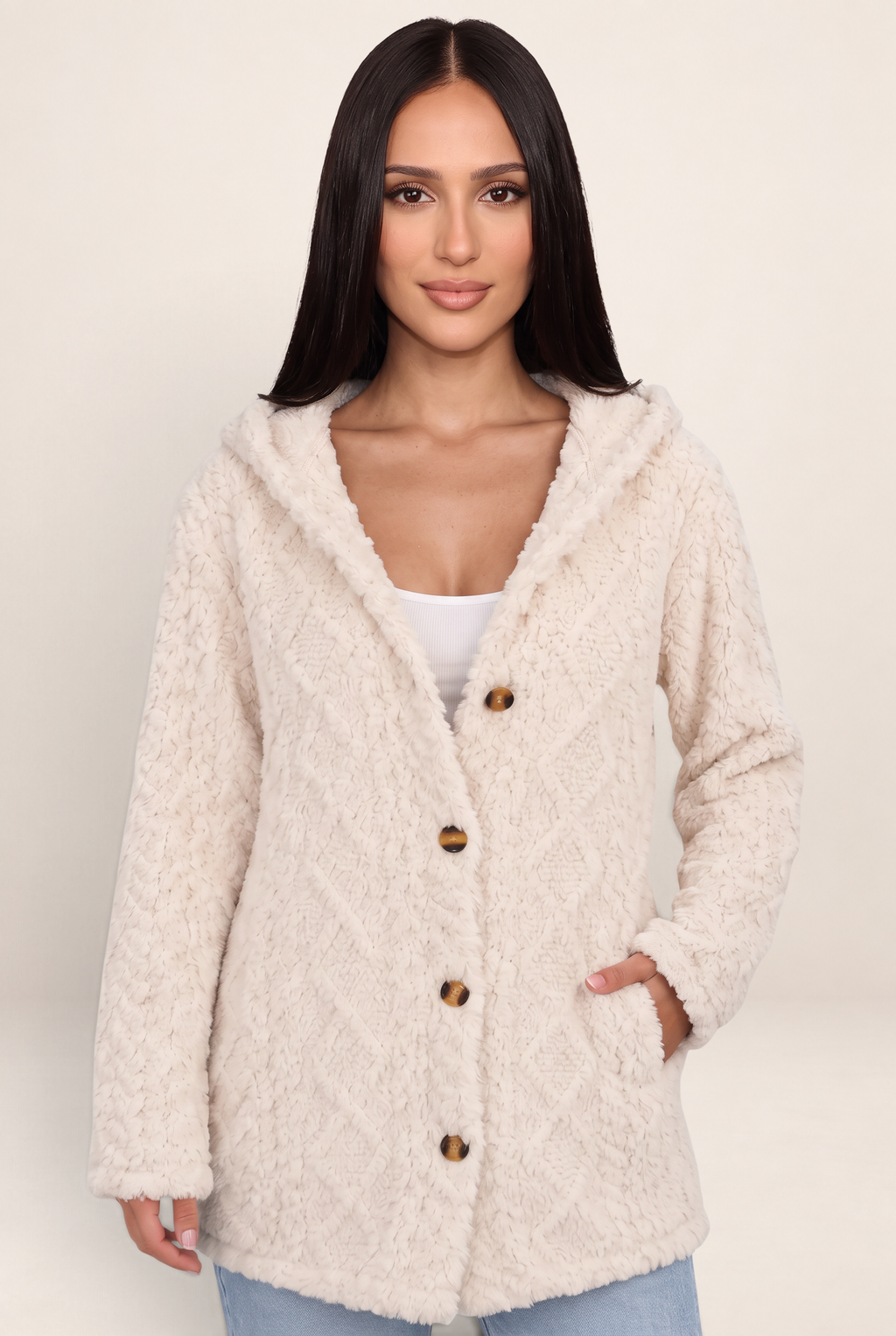Cardigan à Capuche Femme Pénélope