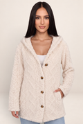 Cardigan à Capuche Femme Pénélope