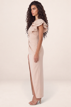 Robe Longue Fendue Asymétrique Femme Karine