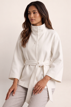 Veste Cape Ceinturée Femme Régine