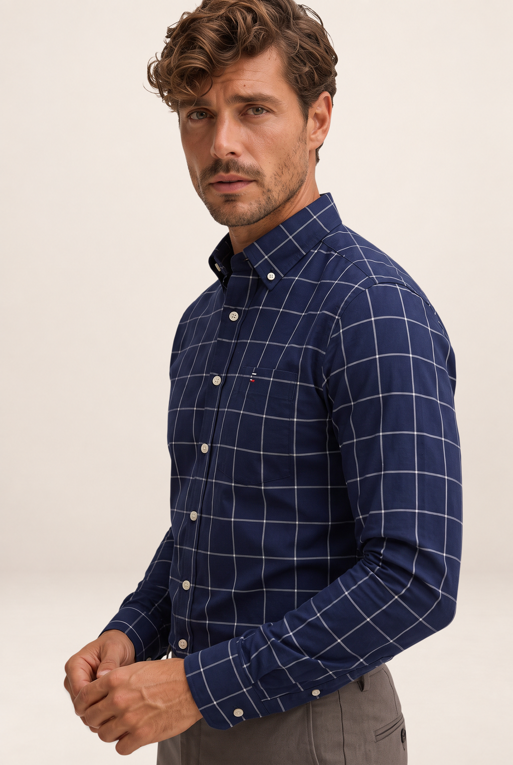 Chemise Oxford 100 % Coton Homme Grégoire