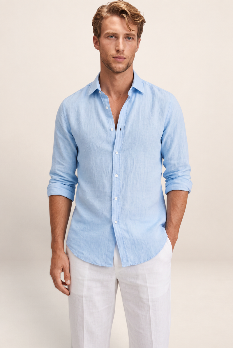Chemise Aspect Lin Homme Vincent
