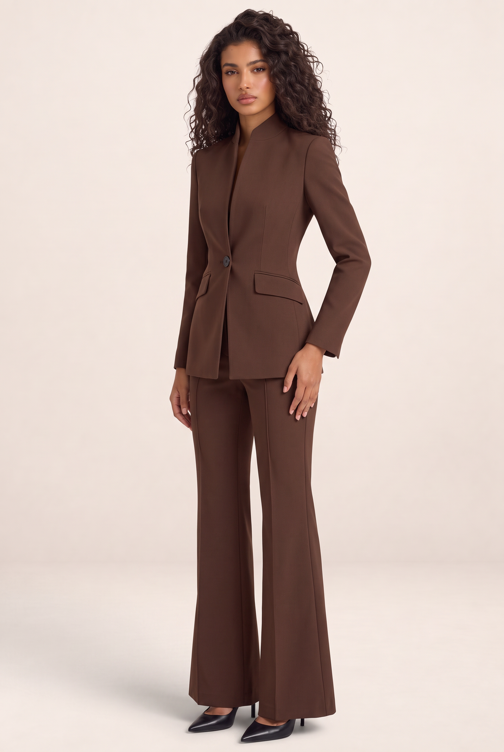 Tailleur Pantalon Flare Femme Cassandre