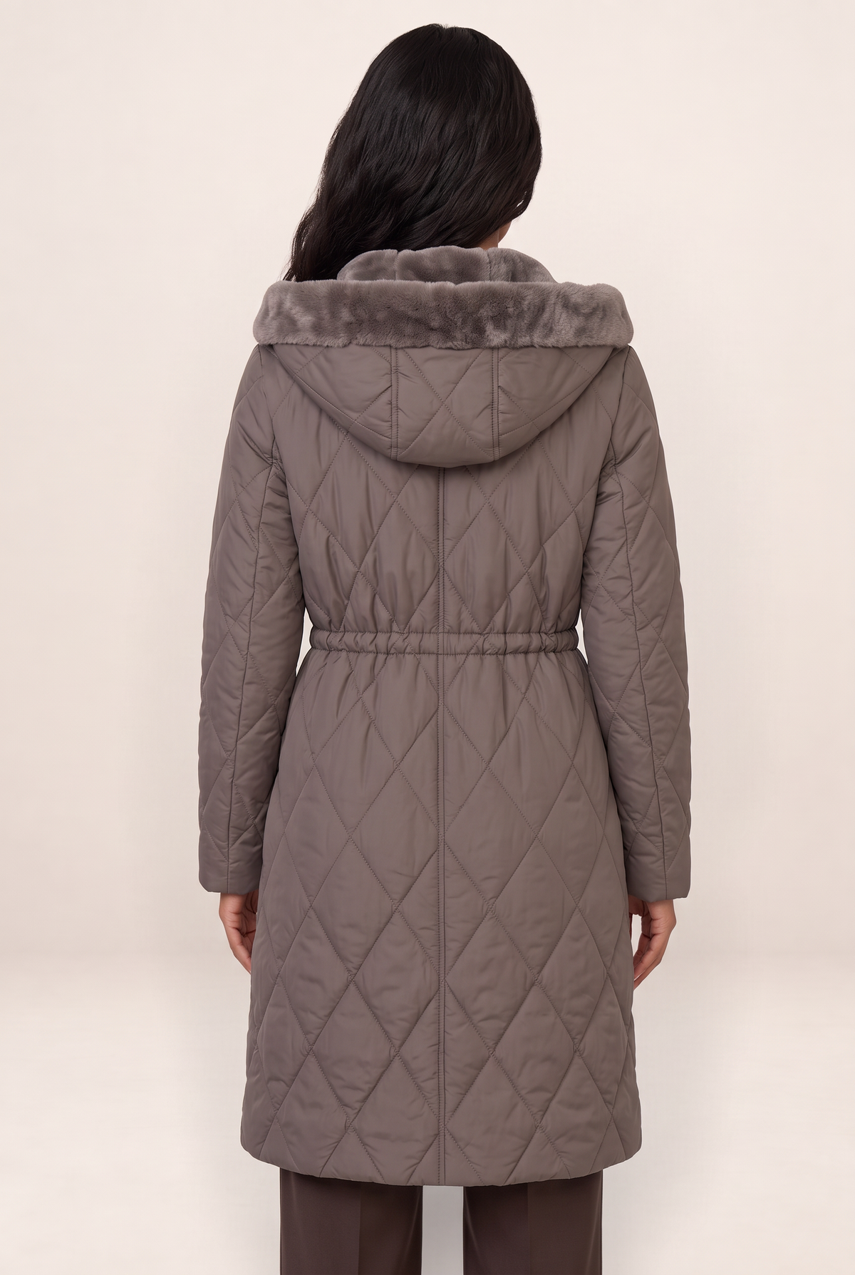 Manteau Matelassé à Capuche Femme Coralie