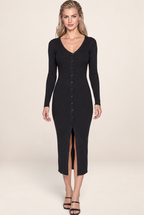 Robe Pull Longue Moulante Femme Pascale