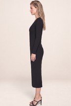 Robe Pull Longue Moulante Femme Pascale